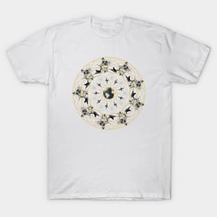 Circle of Witches on Halloween T-Shirt